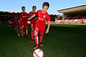 Bristol City Mascot at Ashton Gate during Sky Bet Championship Match against Wolverhampton Wanderers