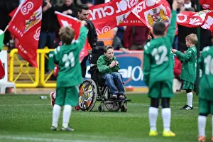 Gillingham Prints: Bristol City Mascot at Ashton Gate during Sky Bet League One Match against Gillingham - March 14