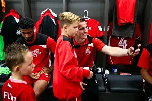 Bristol City Mascots in the Dressing Room: Pre-Match Moment at Ashton Gate Stadium (2017)