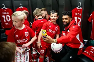 Bristol City Mascots: Pre-Match Moment in the Dressing Room
