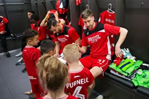 Bristol City Mascots Pre-Match Tradition: A Peek into the Dressing Room (Bristol City vs Birmingham City, May 7, 2017)