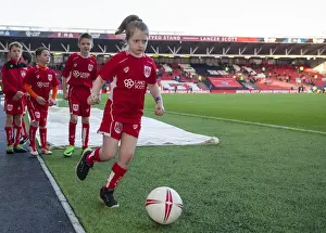 Bristol City Mascot's Thrill at Ashton Gate before the Showdown against Reading
