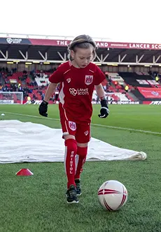 Bristol City Mascot's Thrill at Ashton Gate before Sky Bet Championship Match vs