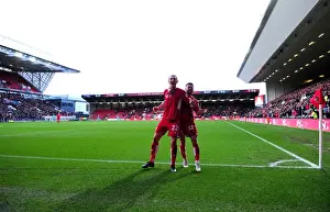 Bristol City V Rotherham United Prints: Bristol City: Milan Djuric and Matty Taylor Celebrate Goal Against Rotherham United
