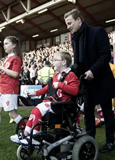 Bristol City V Preston North End Prints: Bristol City: Oskar Pycroft and Wade Elliott Rally the Troops against Preston North End