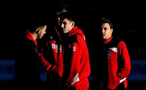 Bristol City Players Arrive at Molineux Ahead of Wolverhampton Wanderers Championship Clash (December 2016)
