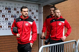 Images Dated 28th January 2017: Bristol City Players Arrive at Turf Moor for FA Cup Fourth Round Clash against Burnley