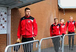 Burnley Prints: Bristol City Players Arrive at Turf Moor for FA Cup Showdown against Burnley, January 2017