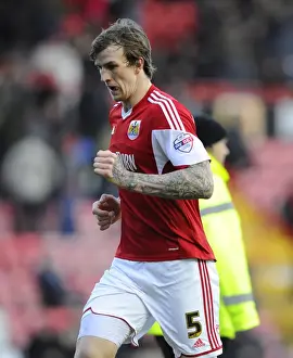 Bristol City V Carlisle United Prints: Bristol City Players Exit Ashton Gate in Disappointment at Half Time (Bristol City v Carlisle United)