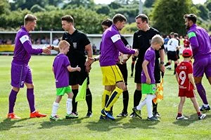 Images Dated 9th July 2017: Bristol City Players Make Their Way Out for Pre-season Friendly at The Creek