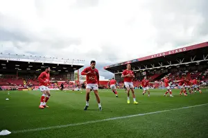 Bristol City V Chesterfield Prints: Bristol City Players Prepare for Sky Bet League One Clash Against Chesterfield
