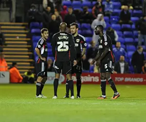 Tranmere Rovers V Bristol City Prints: Bristol City Players Regroup After Conceding Goal Against Tranmere in Sky Bet League One