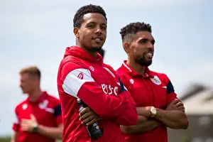 Bristol City Players Scott Golbourne and Korey Smith Watch Pre-season Match vs. Bristol Manor Farm, 2017