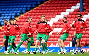 Framed Print : Bristol City Players Warm Up Ahead of Blackburn Rovers Clash, Ewood Park, 2016 Framed Print : Bristol City Players Warm Up Ahead of Blackburn Rovers Clash, Ewood Park, 2016