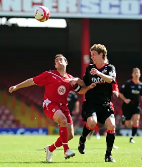 Bristol City Reserves V Exeter Reserves Prints: Bristol City Reserves vs Exeter Reserves - Season 09-10: A Clash of Football Talents
