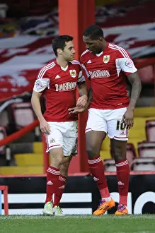 Bristol City: Sam Baldock's Goal Celebration with Jay Emmanuel-Thomas (vs)
