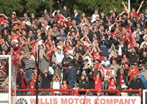 Images Dated 31st October 2007: Bristol City: A Sea of Unified Passion - Fans in Full Force