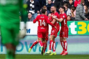 Newcastle United V Bristol City Prints: Bristol City Shocks Newcastle: Aaron Wilbraham Scores Stunner for the Lead (25.02.2017)