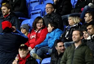 Images Dated 2nd January 2016: Bristol City Supporters at Reading's Madejski Stadium, Sky Bet Championship Match (2016)