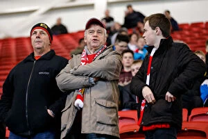 Images Dated 23rd February 2016: Bristol City Supporters Unite Ahead of Championship Clash Against Brighton & Hove Albion