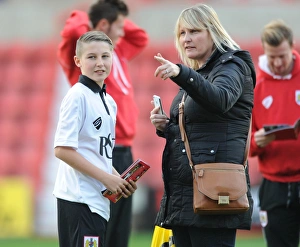 Bristol City at Swindon Town's County Ground, Sky Bet League One, November 15, 2014 - The Visiting Team's Mascot