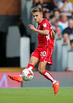Fulham V Bristol City Prints: Bristol City Takes Early Lead: Jamie Paterson's Cross Sets Up Abraham's Goal (0-1)