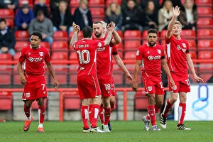 Images Dated 22nd October 2016: Bristol City Takes the Lead: Wilbraham Scores Against Blackburn Rovers at Ashton Gate