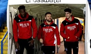Images Dated 14th February 2017: Bristol City Trio's Arrival at Elland Road Ahead of Leeds United Clash, 14.02.2017
