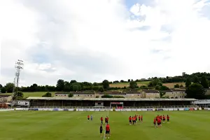 Framed Print : Bristol City at Twerton Park: Pre-Season Friendly Against Bath City Framed Print : Bristol City at Twerton Park: Pre-Season Friendly Against Bath City