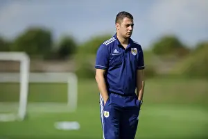 Bristol City U18s Prints: Bristol City U18 vs Brighton & Hove Albion U18: Carlos Anton Observes the Action