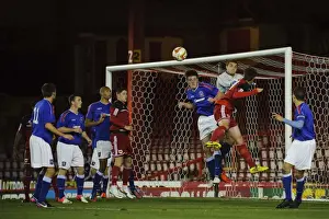 Bristol City U21s Prints: Bristol City U18 vs Ipswich Town U18: FA Youth Cup Third Round Proper - Jack Batten's Header