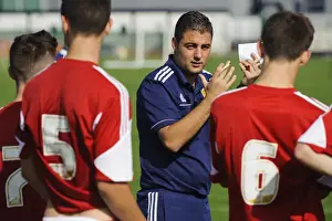 Development Prints: Bristol City U18s Half-Time: Carlos Anton Rallies Team Against Brighton & Hove Albion U18s