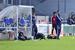 Bristol City U18s V Sheffield United Prints: Bristol City U18s Manager Carlos Anton Leads Team Against Sheffield United U18s