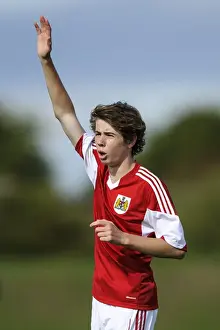 Bristol City U18's Tom Fry Celebrates - Bristol City U18 v Brighton & Hove Albion U18, 05/10/2013