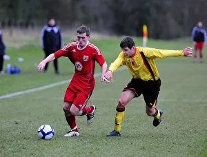 Images Dated 15th January 2011: Bristol City U18s v Watford U18s
