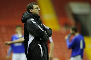 Bristol City U21s Prints: Bristol City U18s vs Ipswich Town U18 - FA Youth Cup Third Round: Willie McStay Watches On