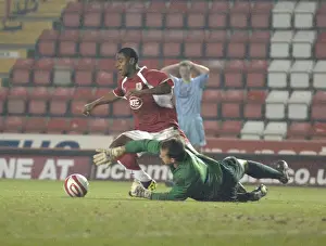 Bristol City U18s vs Manchester City U18s: Tristan Plummer in Action