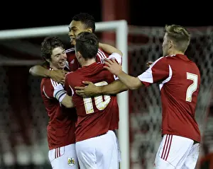 Bristol City U18s V Newport County U18s Prints: Bristol City U18s vs Newport County U18s: Youth Cup Clash at Ashton Gate