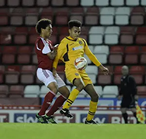 Bristol City U18s V Newport County U18s Prints: Bristol City U18s vs Newport County U18s: Youth Cup Match at Ashton Gate