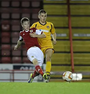 Bristol City U18s V Newport County U18s Prints: Bristol City U18s vs Newport County U18s: Youth Cup Match at Ashton Gate