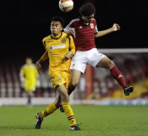 Bristol City U18s V Newport County U18s Prints: Bristol City U18s vs Newport County U18s: Youth Cup Match at Ashton Gate