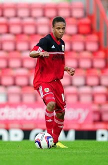 Images Dated 4th September 2012: Bristol City U21s: Bobby Reid Shines in Action-Packed PDL Clash Against Brentford U21s