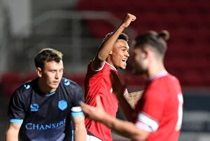 Images Dated 12th October 2015: Bristol City U21's Victory: Marley Bishop-Wisdom Celebrates Own-Goal by Sheffield Wednesday U21's
