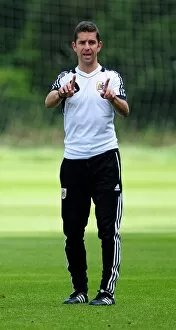 Images Dated 27th September 2012: Bristol City Under-21s Coach Alex Russell in Training Session