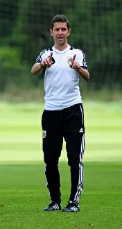 Bristol City Training 27-09-12 Prints: Bristol City Under-21s Coach Alex Russell in Training Session