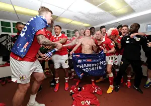 Bristol City: Unforgettable Championship Celebrations in the Changing Room (April 2015)