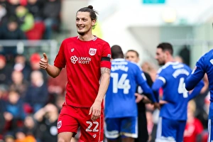Framed Print : Bristol City v Cardiff City 140117