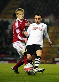 Images Dated 1st February 2011: Bristol City v Swansea City 010211