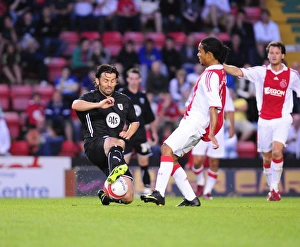 Framed Print : Bristol City vs Ajax: Pre-Season Friendly - 09-10