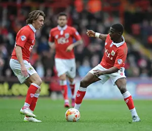 Bristol City V Barnsley Prints: Bristol City vs Barnsley: Agard Outmuscles Freeman in Sky Bet League One Clash